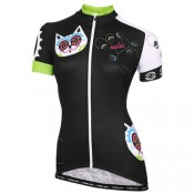 Maillot Cyclisme Manche Courte Nalini Cat Colourful Femme 2016 Achat à Prix Bas